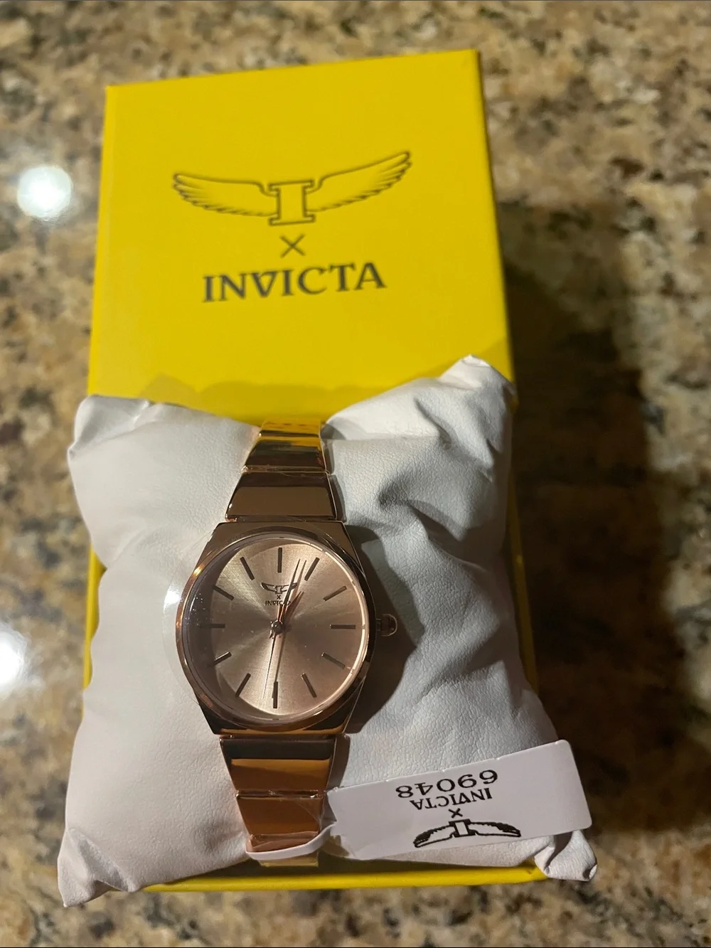 Invicta Rose Gold Stainless Steel Women's Bracelet Watch